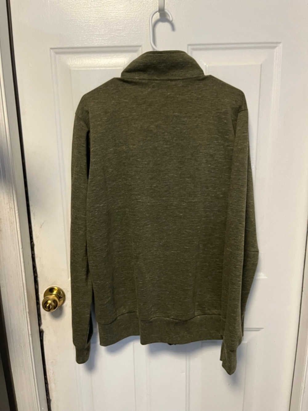Gerry Weber Men's Olive Green Zip-Up Knit Jacket - Picture 3 of 3